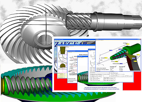 Worm Face gear CAD design and manufacturing software