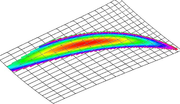 Spiral Bevel gear tooth 3d computer model.