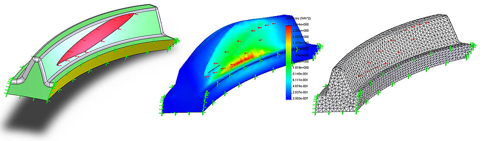 FEA of spiral bevel zakgear model